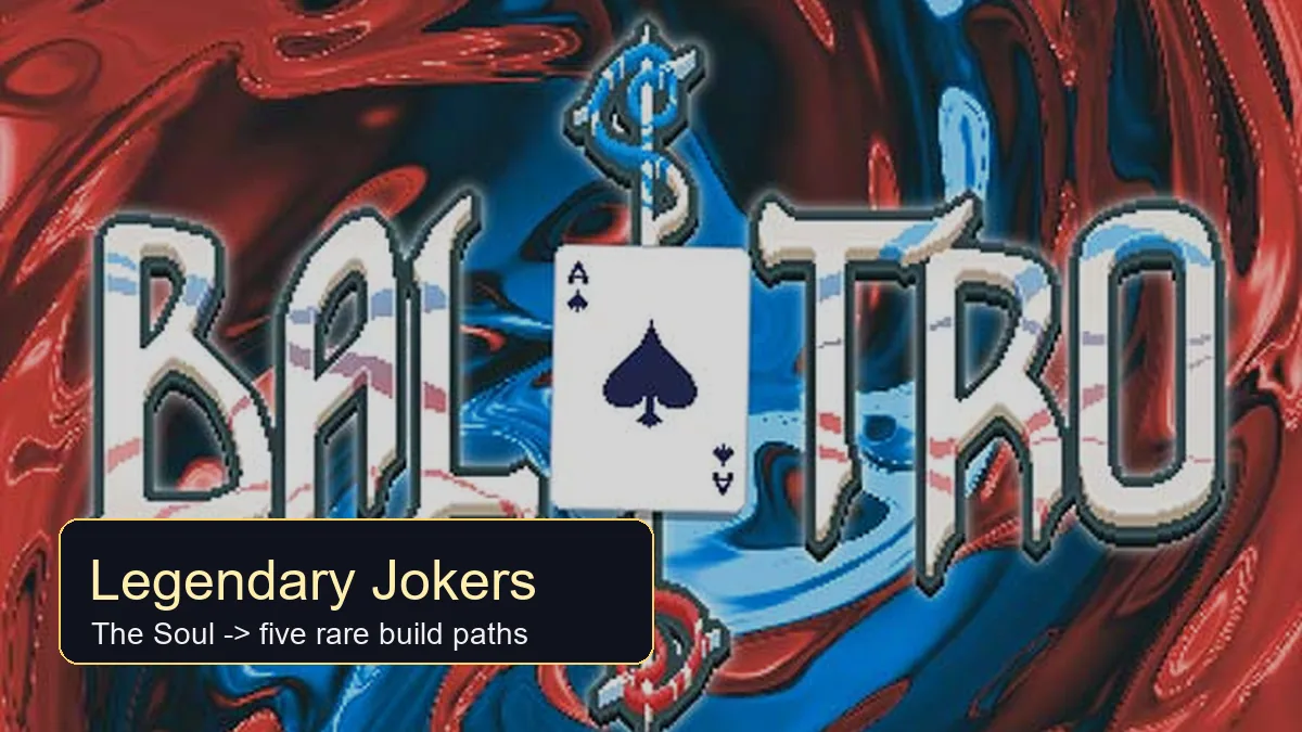 Balatro official artwork used for a guide to legendary jokers